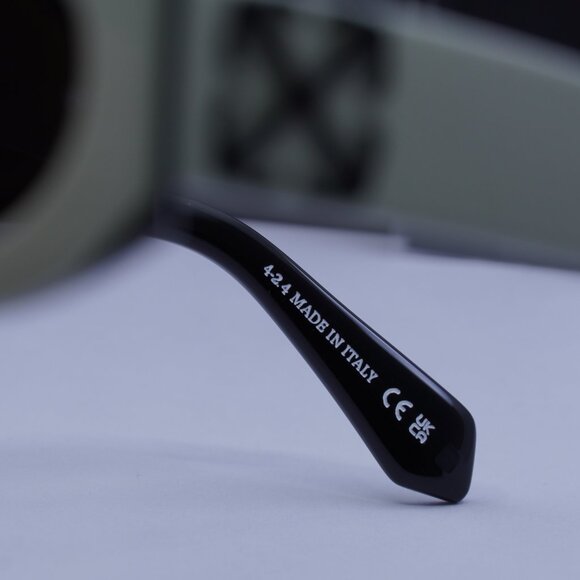 Off-White OERI13O ORLANDO 0107 Oval Sunglasses – White/Black main image 4